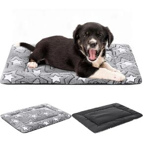 Namalu 2 Pcs Dog Crate Pads Washable Cat Bed Mat for Medium Reversible Kennel Pad for Crate Pet, Cool and Warm Pet Sleeping Mat Machine Soft, 20 x 30 x 1. 6 Inch