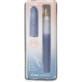 Pilot Fountain Pen, Kakuno, Madoromi Color Series, Fine Nib, Blue, PFKA-1MDLF