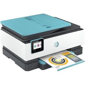 NewHP OfficeJet Pro 8028e All In One Wireless Color InkJet Printer Scanner Copier, Print Scan Copy Fax, Ethernet, 20 ppm, Auto 2-Sided Printing, Touchscreen 6 Months of Ink saving Instank Ink Included