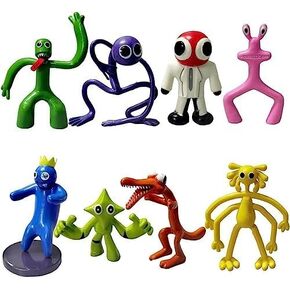 8pcs Raibow Friends Toys Raibow Friends Action Action Toys Toys Gaming Action Figures Gift for Kids Halloween Headgiving Christmas Hisports ... ، Medium