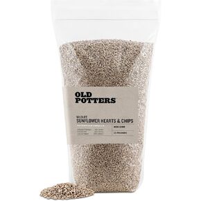 Wildlife Sunflower Hearts & Chips for Bird Feeding and Wildlife Bird attracting, Non-GMO and USA Grown, 25 lbs
