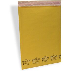 #2 8.5x12 Kraft Bubble Mailers Padded Envelopes, Pack of 100