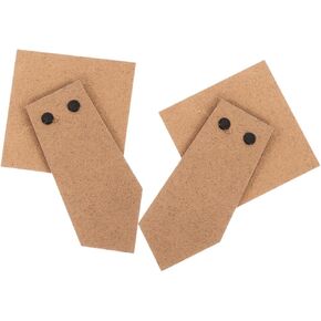 Gadpiparty 2Pcs Self Adhesive Easel Backs for Picture Frames Durable Engineered Support for DIY Photo Frames Tabletop Mounting Brown Easy Install for Home Decor