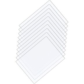VEEMOON 10pcs شفافة ألواح إطارات الصور أكريليك صور متعددة الاستخدامات لمكتب المنزل وعروض المتجر لإطارات الصور والمشاريع الإبداعية