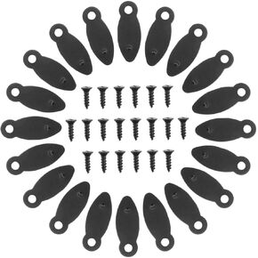 Gadpiparty 100pcs Frame Backing Clips Metal Turn Buttons for Picture Frames Artwork DIY Projects