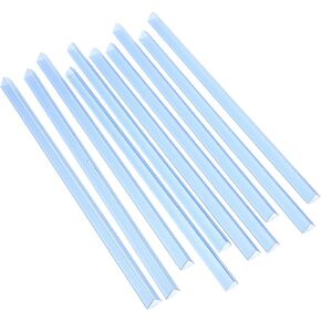 Loose-Leaf Clips Plastic Bookbinding Clips 10pcs Binder Sleeves Spine Bars Book Slide Binders