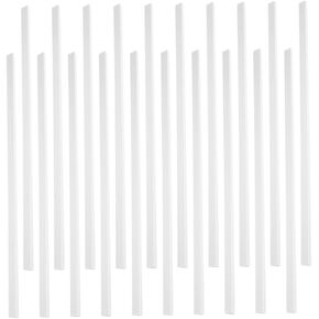 Homoyoyo 20pcs Folder Lever Paper Fasteners Office Binder Supplies Book Binding Materials Paper Binding Cover Binding Accessories Office Binding Supplies Slide Bar White Plastic