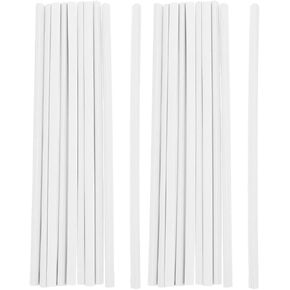HOMSFOU 20pcs Clear Document Binding Bars for Reports and Presentations Transparent Paper Folder Binding Bars for Office and School Use Easy to Carry and Organize