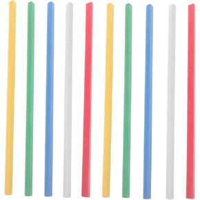 ARTIBETTER 50pcs Folder Pull Lever Binders Yellow Binding Bars Book Binding Bars Office School Binder Book Binder Sliding Bar Books White Binding Bars Grip Binding Bars Letter Size Plastic