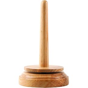 Classic Knit Wooden Spinning Yarn & Thread Holder - Each