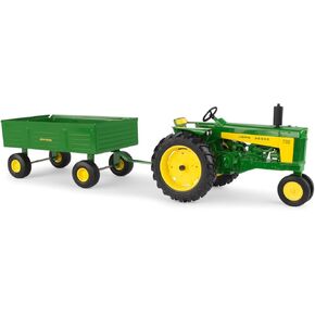 John Deere 730 Tractor with Barge Wagon 1/16 Scale Ages 3+