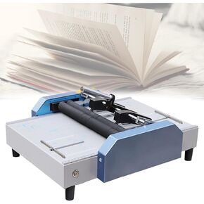 Electric Booklet Stapler 70W Automatic Paper Folder Machine MAX 12.4" × 17.3" for Home School Office,200-300 Booklets/Hour