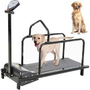Dog Treadmill for Large Dogs, Doggy Treadmill, 15 Speed Adjustments, Dog Treadmill for Medium Dogs, Multiple Modes, Pet Running Machine for Small & Medium Dogs Exercise, Indoor Treadmill