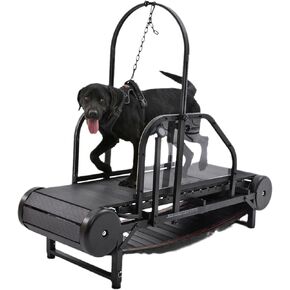Dog Treadmill for Large Dogs, Quiet Dog Treadmill, Adjustable Ramp Canine Running Slatmill Machine, Quiet Dog Treadmill with Pedometer, Dog Treadmill with Safety Rail, for Apartment Living