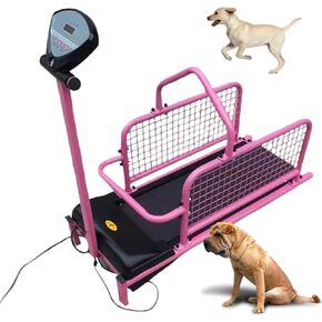 Dog Treadmill, Adjustable Speed Dog Treadmill, for Large Dogs/Medium Dogs/Small Dogs, Indoor Pet Running Machine with Display Screen, Quiet Dog Treadmill, Supports Up to 176 lbs / 80kg