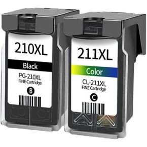 Ink Cartridge PG210 CL211 Compatible with Printers MP240 MP250 MP260 MP270 MP280 MP480 MP490 MP495