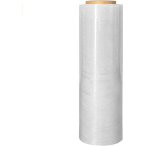 20" Machine Stretch Film/Wrap 20" X 5000 Ft High Performance Industrial Strength Shrink Wrap 20 Microns, Clear Machine Used Stretch Wrap,Clear (20" Wide x 5000 ft x 80Gauge (Pack of 1))