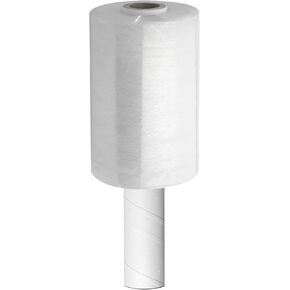 5" x 1000' Roll -80 Gauge Thick + Hybrid Technology with Dispenser, Stretch Packing Wrap, Plastic Pallet Shrink Film, Clear (6 Pack)