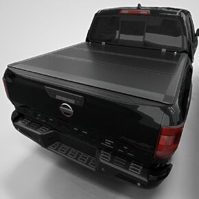 غطاء سرير شاحنة صلب ثلاثي الطي من كالفري مع سرير نيسان فرونتير 2005-2024 بطول 5 أقدام (60 بوصة) in Kuwait