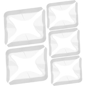 homoyoyo 10pcs أنف جسر منصات اللمسات اللاصقة للأنف للنظارات ختم للأنشطة في الهواء الطلق يسهل تطبيق شريط على الوجهين لركوب الدراجات الجري