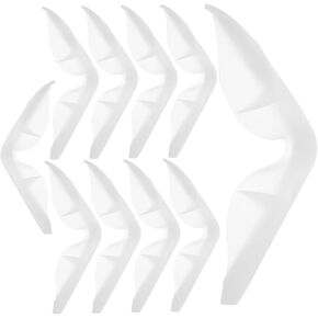 jojofuny 10pcs Silicone Nose Bridge Pads for Masks Fog Cushions Flexible Nose Strips for Comfortable Fit During Outdoor Activities Compatible Glasses