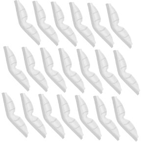 Angoily 20pcs Silicone Nose Bridge Pads for Glasses Mask Anti-Fog Nose Strip Clear Outdoor Vision Easy to Change Wash