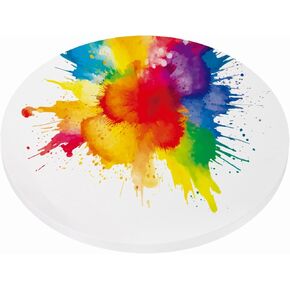 PATIKIL 30 Sheets Cotton Watercolor Paper Round 140lb/300 GSM Cold Press Water Coloring Paint Paper for Art Painting Watercolor Drawing Artist, 6 Inch