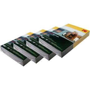 KODAK Photo Paper Gloss 4 X 6, 400 count, 52lb-200 g/m 2-8.5MIL (4-Pack of 41180-1743327) Not Compatible with Kodak Dock Printers