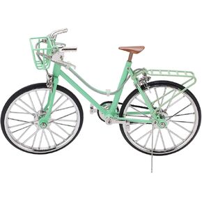 TOPINCN Mini Model Decor Alloy Toy Bookshelf Alloy Model DIY Model Decoration Car Green Light Motorcycle Kits