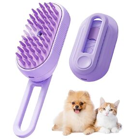 Cat Steam Brush for Shedding Cat Steam Brush Spritz Defur Comb for Cats With Shedding Steamy Pet Hair Brushes Indoor Steamer Dog Steaming Cepillo Para Gatos Con Vapor Misting Pets