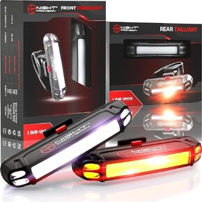 LINE-120 Front or Rear Bike Light USB Rechargeable LED Bicycle Lights Skateboard Longboard Road Mountain Bicycle Flasher Set in Kuwait