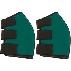 HILASON Neoprene Hock Sweat Boots Horse Size Strengthens Protects Turquoise Pair
