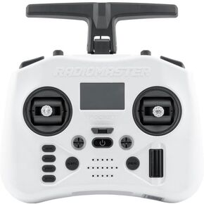 Radiomaster Pocket Crush 2.4GHz Hall Hall Gimbal Transmitter Control Mode Lightweight Lightable Mode 2 (Frost White with 18650)