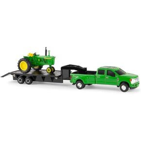John Deere 1/64 4020 Tractor with Ford Truck & Trailer