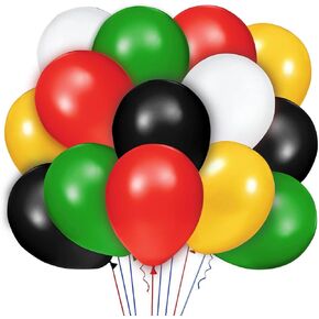 Red White and Blue Balloons with Ribbons, 45 Pack (12 Inch) 4th of July Latex Balloons – Perfect for Fourth of July Decorations, July 4 Decor, and Patriotic Celebrations