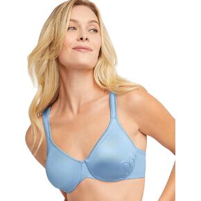 Bali Women's Live It Up Underwire, Seamless Shapewear Cushioned Straps, Full-Coverage T-Shirt Bra for Everyday Wear, Purple Aura, 36DD in Kuwait