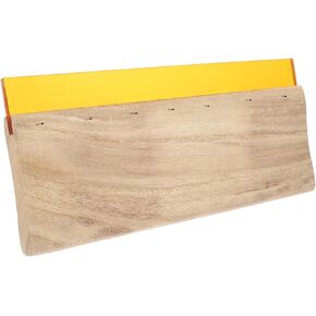 Gadpiparty Wooden Ink Scraper Tool Flat Squeegee for for Textile and Graphic Applications Easy to Use Non-Scratch Design