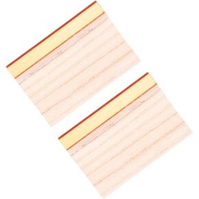 DOITOOL 2pcs Squeegee Wood Ink Scraper Screen Print Squeegee Tool for Paint Wood Set