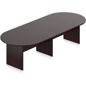 GOF 6FT, 8FT, 10FT Conference Table Chair (G11776) Set, Dark Cherry, Espresso, Mahogany, Walnut, Artisan Grey (8FT with 6 Chairs, Walnut)