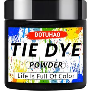 Tie Dye Powder, Green Tie Dye for Clothes, Fabric Dye, Permanent & Washfast Powder Tie Dyes, Creative Dyes for Clothes (Green,2 OZ)
