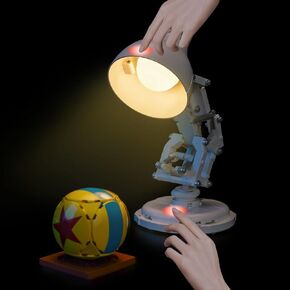 Upgraded Led Light Kit Compatible with Lego Ideas Disney Pixar Luxo Jr Building Set, Touch Control Compatible with Lego 21357 (Model Not Included)