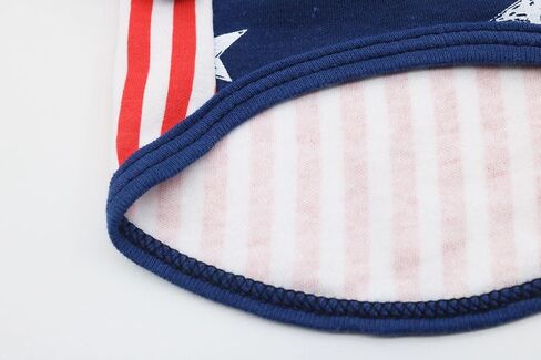 Fourth of July Dog Shirt, Patriotic Pet Outfit, USA Star-Spangled Design, Independence Day Puppy Clothes, Large in Saudi Arabia