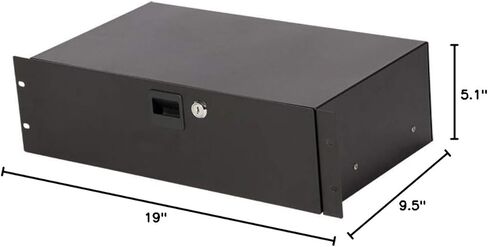 OnStage RDLS3000 3U Locking Rack Drawer, Shallow (RDLS 3000) in Kuwait