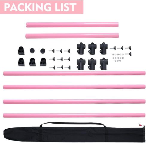 UMEKEN Wood/Aluminum/Steel Ballet Barre 4 Foot Portable Barre Bar Home Adjustable Freestanding Ballet Stretch Dance Bar for Kids Adult with Carry Bag in Kuwait