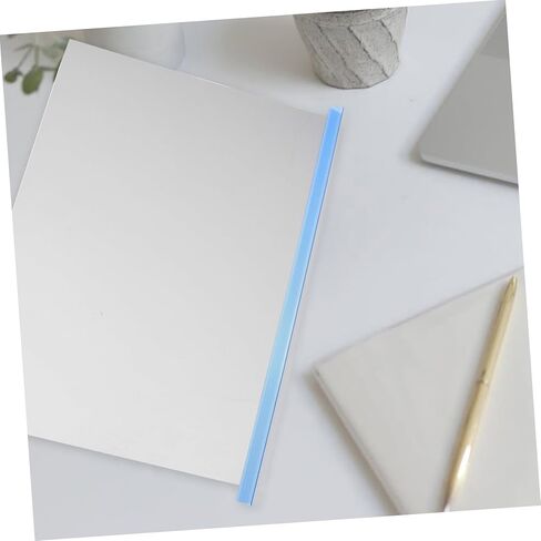 Bookbinding Supplies 20pcs Slide Binders A4 Plastic Bookbinding Clips Stationery Clips Book Binding Spacers Book Press in Saudi Arabia