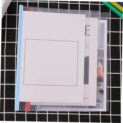Bookbinding Supplies 20pcs Slide Binders A4 Plastic Bookbinding Clips Stationery Clips Book Binding Spacers Book Press in Saudi Arabia