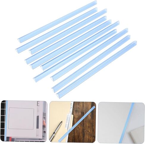 Bookbinding Supplies 20pcs Slide Binders A4 Plastic Bookbinding Clips Stationery Clips Book Binding Spacers Book Press in Saudi Arabia