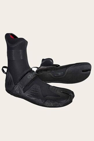 O'Neill Psycho Tech 3/2mm Split Toe Booties, Black in Saudi Arabia