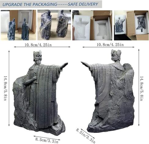 The Lord of the Rings Bookend 14.8cm ، The Lord of the Rings Hobbit Stue Bookends Bookends Book Hand-Run Weads Giftshelf Gift ، Book Book Ends Helder Alevers Stoppers Stoppers to Getting Books in Kuwait