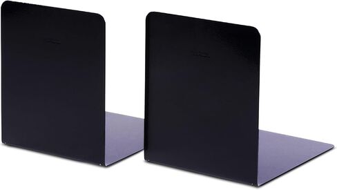 14 x 12 x 14 cm Metal Premium Magnetic Holding Book End - Black (Pack of 2) in Kuwait